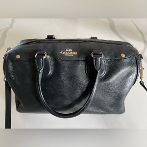 Black Leather Coach Purse